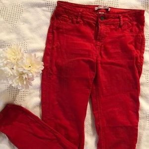 Red Skinny Jeans